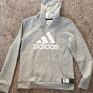Adidas Women’s Heather Gray Hoodie Size M